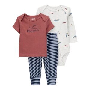 Carter's 0-3m Baby Outfit Set with Bodysuit and Pants EUC